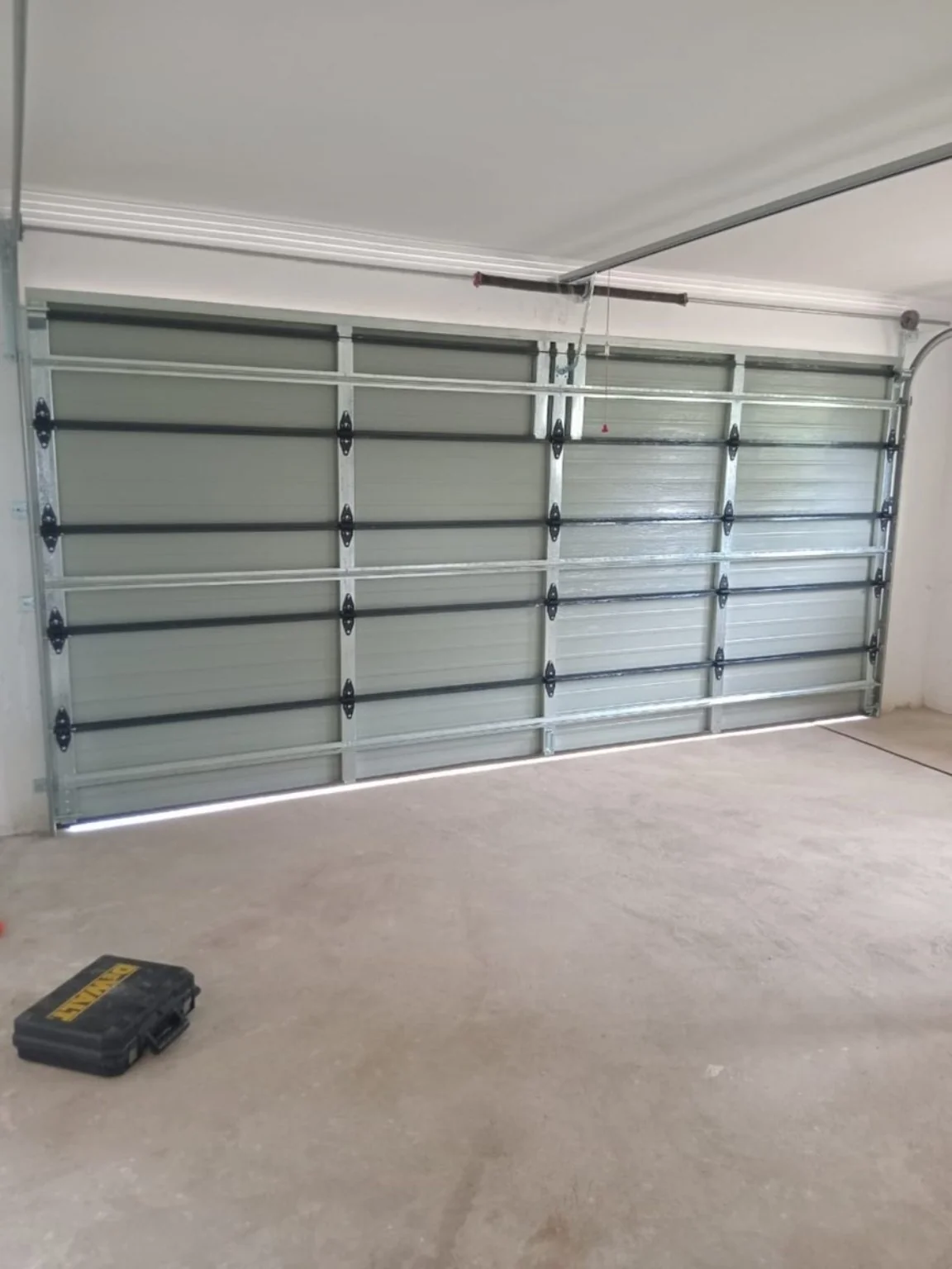 Garage door interior