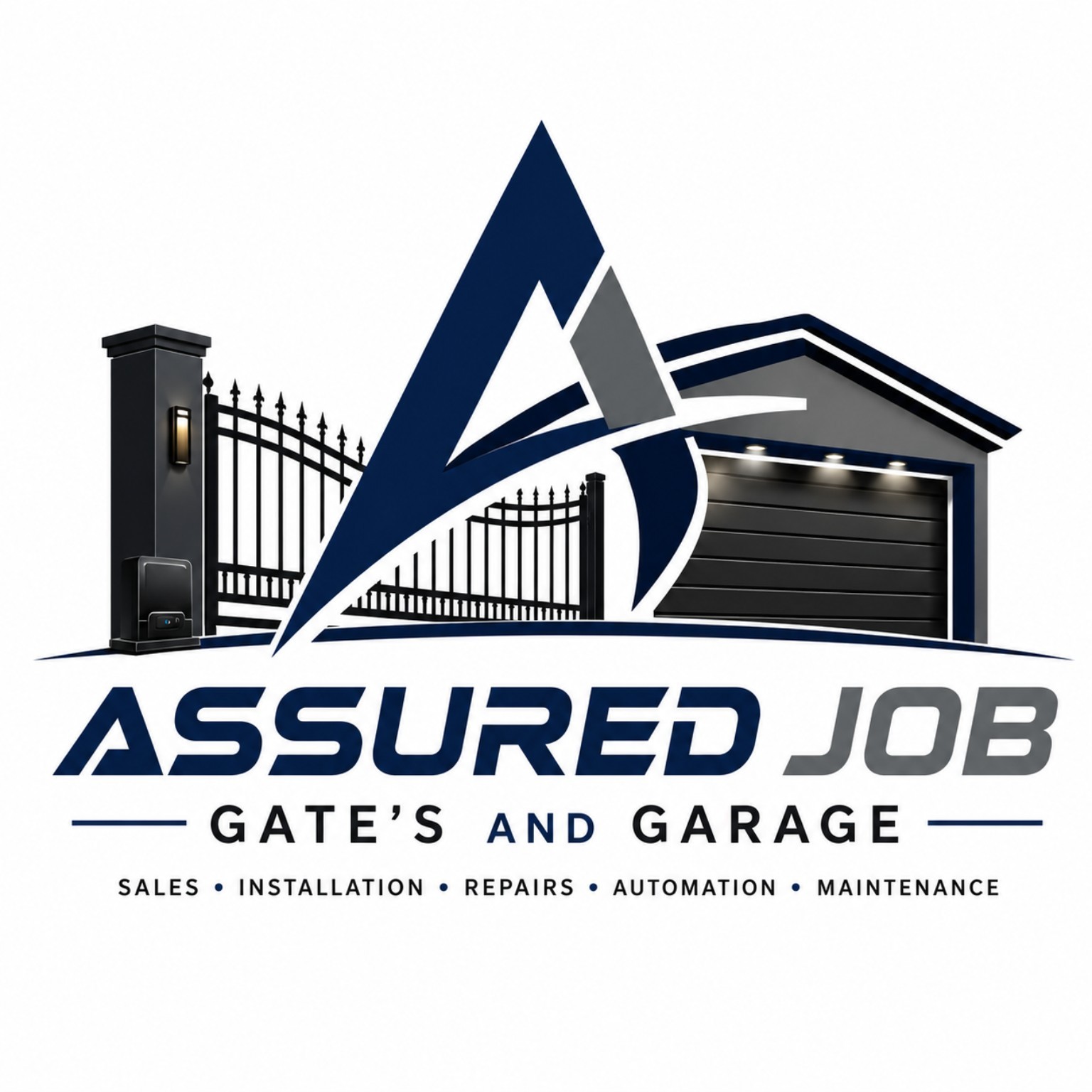 Assured Job Gate's and Garage logo